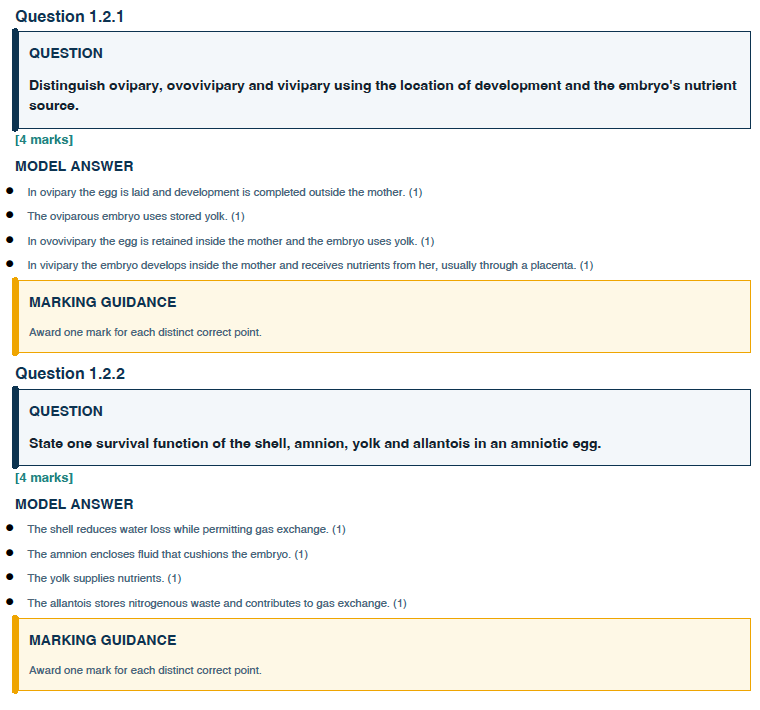 Grade 12 Life Sciences Paper 1 Study Guide