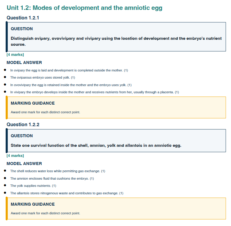 Grade 12 Life Sciences Paper 1 Study Guide